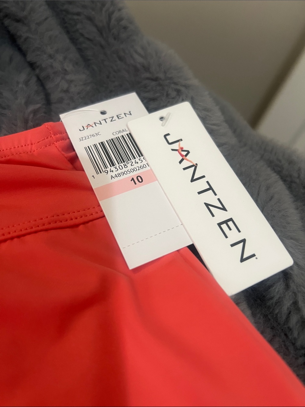 Jantzen Coral Swim Skirt/Cover-up NWT retail $45 size:10 - Picture 4 of 6